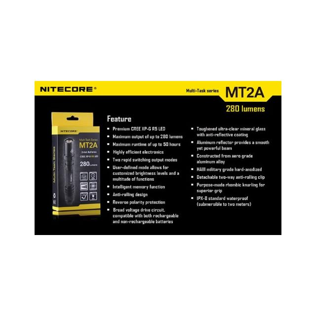 NITECORE(ナイトコア)完全防水フラッシュライト マルチタスク2A 【日本