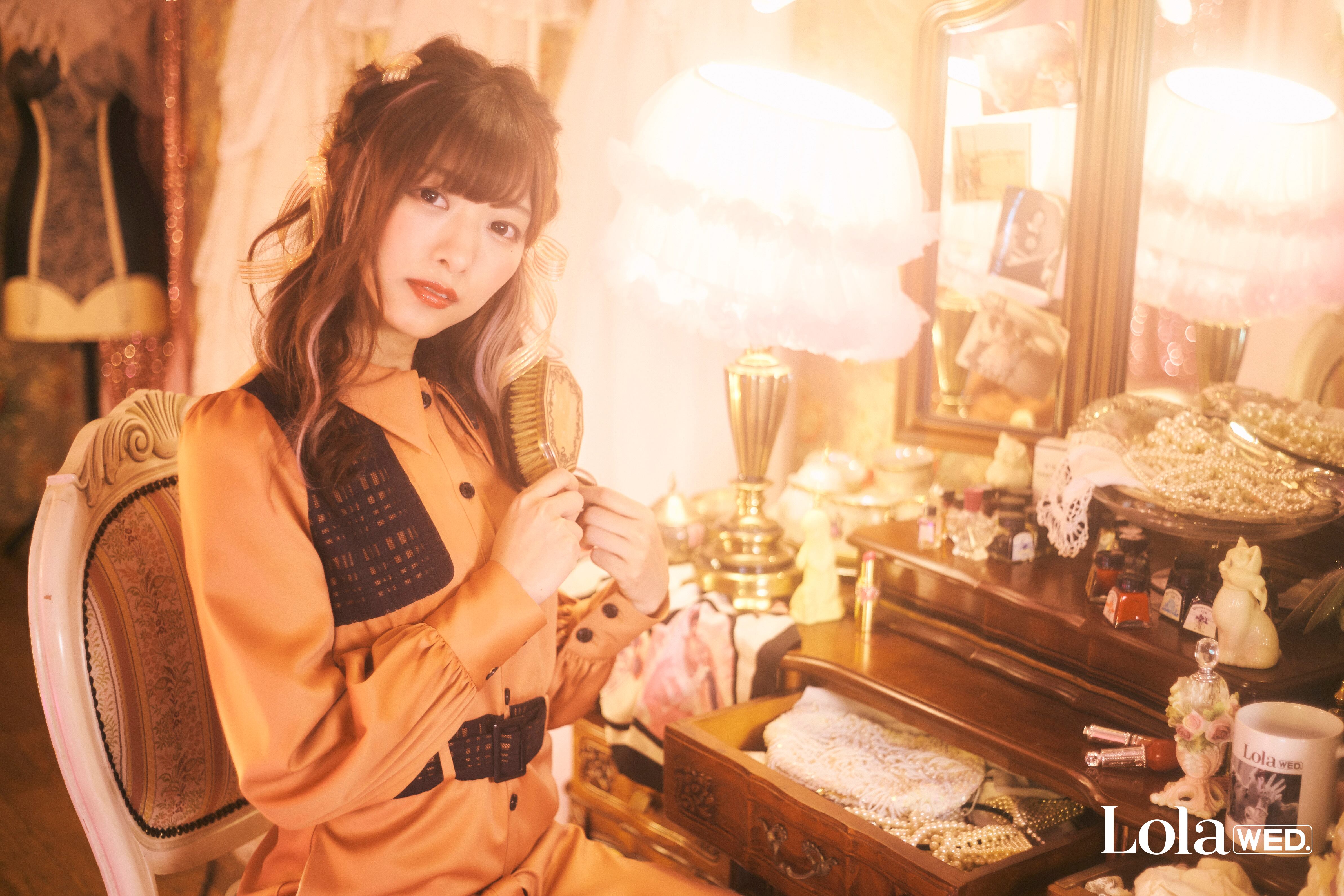 トレンチロングワンピース（ピンクベージュ） | Lola wed.