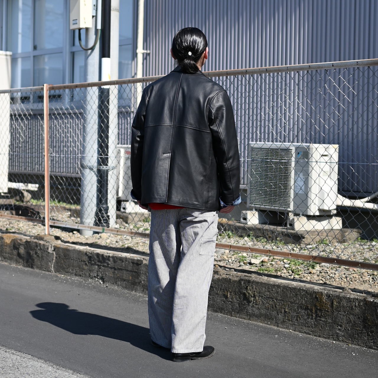 auberge新作のANTON(アントン),インテリムUSアーミーシャツコーディネート