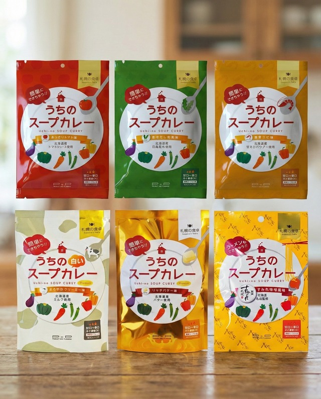 札幌の食卓　うちのスープカレー　あっさりトマト味　