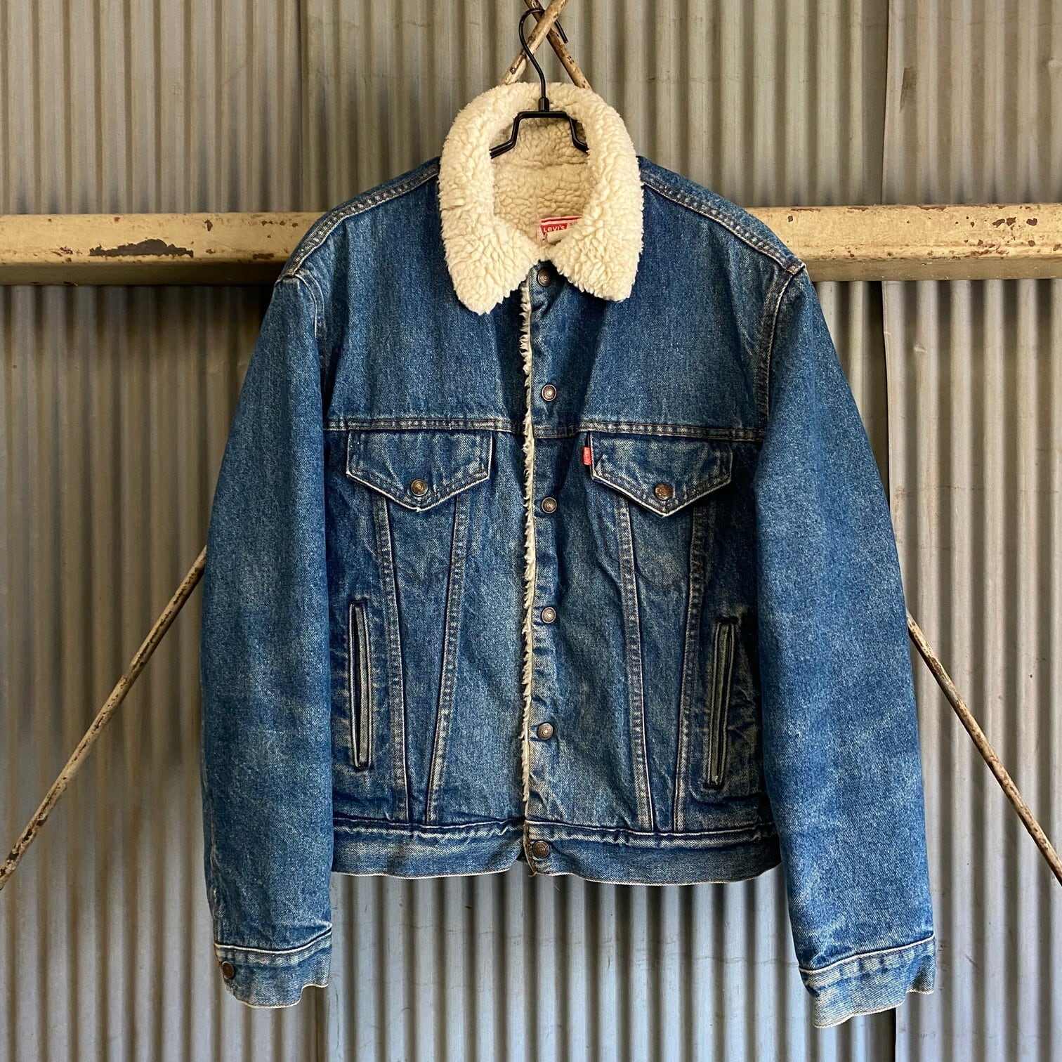 USA製 70年代 Levi's 70608-0217 リーバイス デニム ボアジャケット