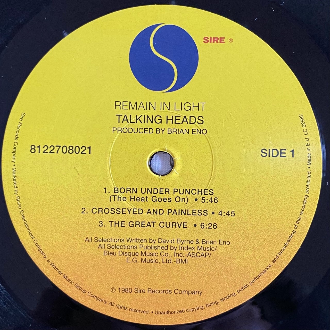 TALKING HEADS REMAIN IN LIGHT レコード Remain in Light: Talking Heads: Amazon.ca: Music
