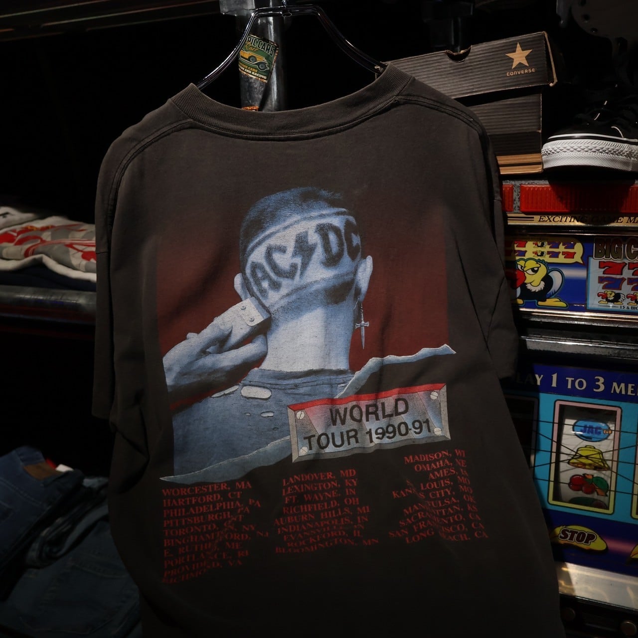 AC/DC 90 Razors Edgeツアー Tシャツ Brockum XL AC/DC THE RAZORS