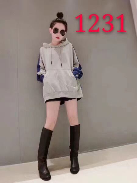 バイカラーデニムパーカー