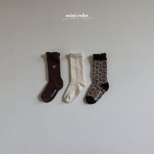 minirobe26su_Bear Socks Set