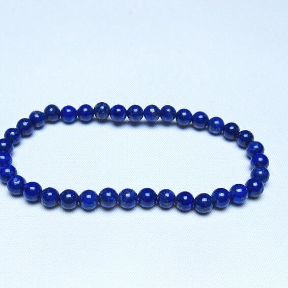 ラピスラズリ ブレスレット 5mm 一点物 メール便可 [M便 1/10] 111-48402
