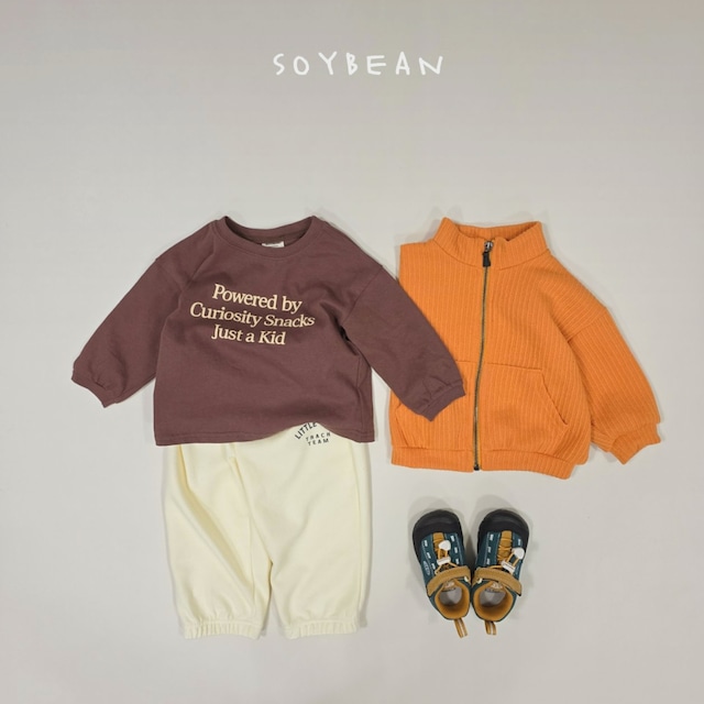 《送料無料》予約:ルーズフィットジョガーパンツ【soybean】※ジュニアサイズ