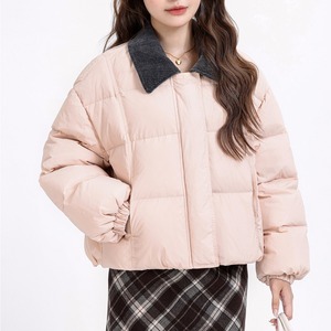 bi-color short down-jacket m1265