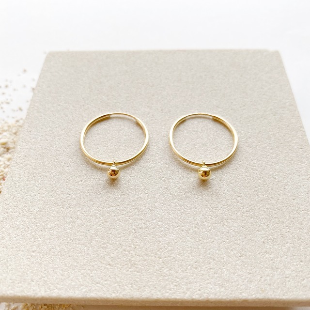 2way gold mini hoop earrings