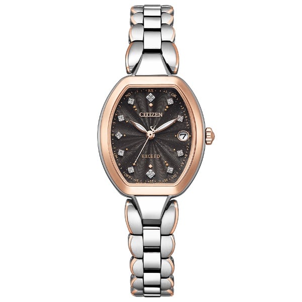 CITIZEN EXCEED シチズン エクシード KIZASHI Collection 限定モデル400本 電波時計 ダイヤモンド レディース腕時計 ES9485-52E