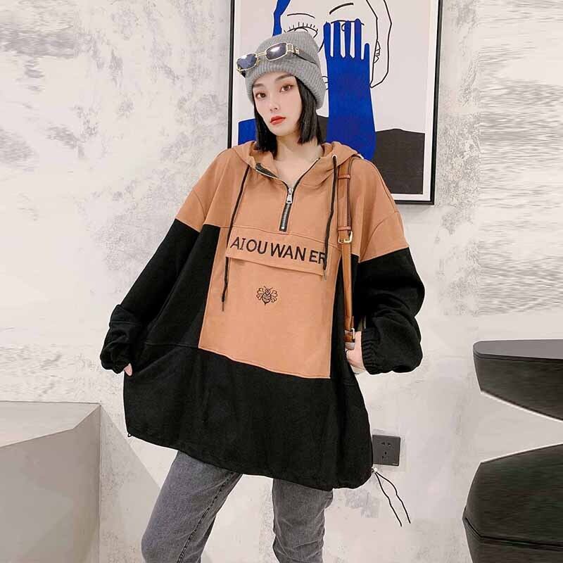 長袖プラス脂肪プラスサイズルーズトップお腹を覆い、脂肪を隠すのに適した脂肪の女性mmtシャツ秋200 kg ミックスインファッション98268566651