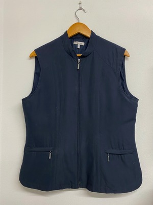 90-00sItaly Polyester Quilting Vest/M