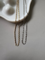 シンプルボックスチェーンネックレス