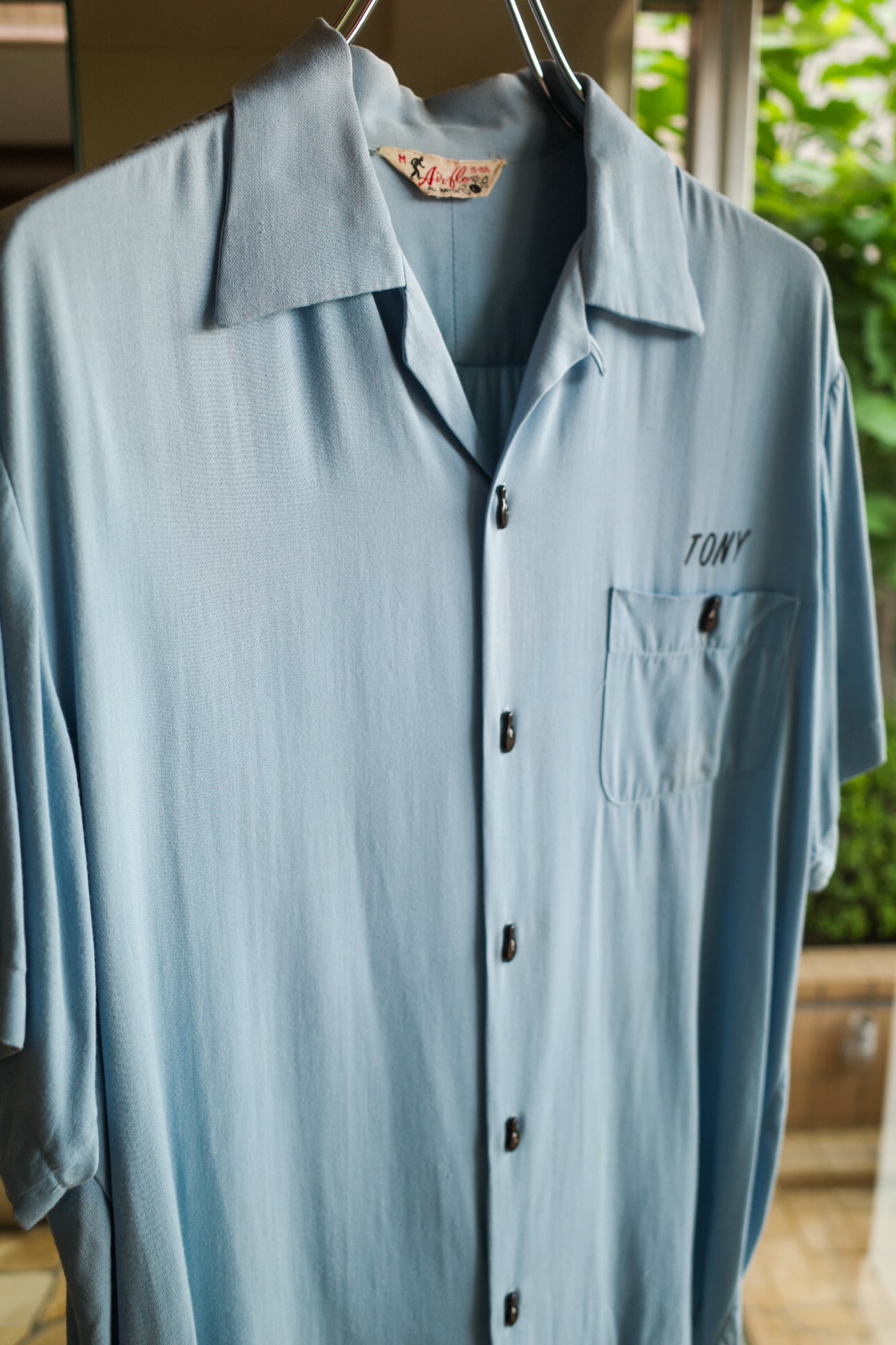 【pochi】60‘s ボウリングシャツ/レーヨンシャツ 極美品】60s special Vintage rayon bowling shirt open collar shirt