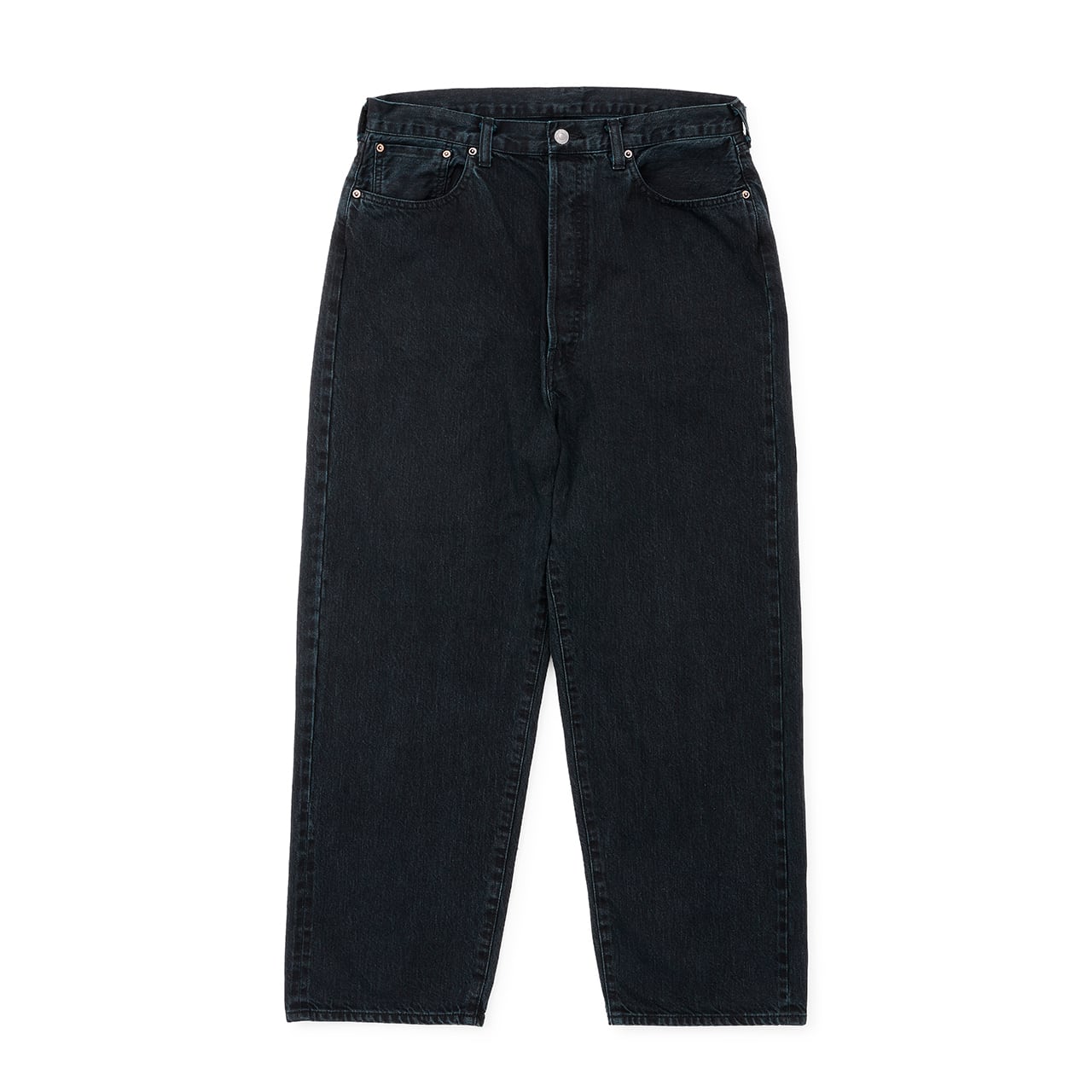 A.PRESSE for everyone Vintage Baggy Denim Pants (BLACK) | everyone