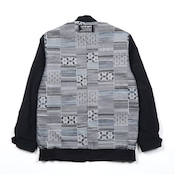 【BJK-M007】Ssize再構築リバーシブル着物ボンバー KIMONO REVERSIBLE BOMBER JACKET
