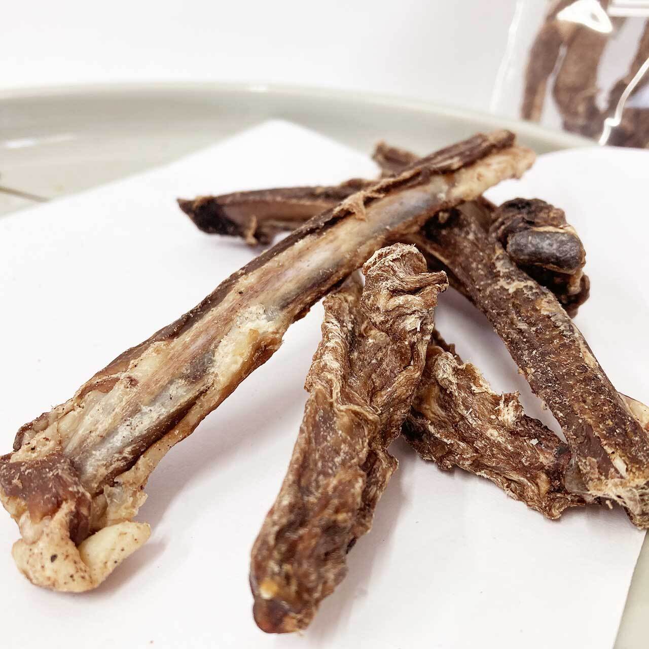 愛犬ご飯 | 鹿アバラジャーキー【国産無添加】50g | 菊富士2号店