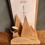 さくらのお札立て　OFUDA STAND(S)  雲と山　光る太陽