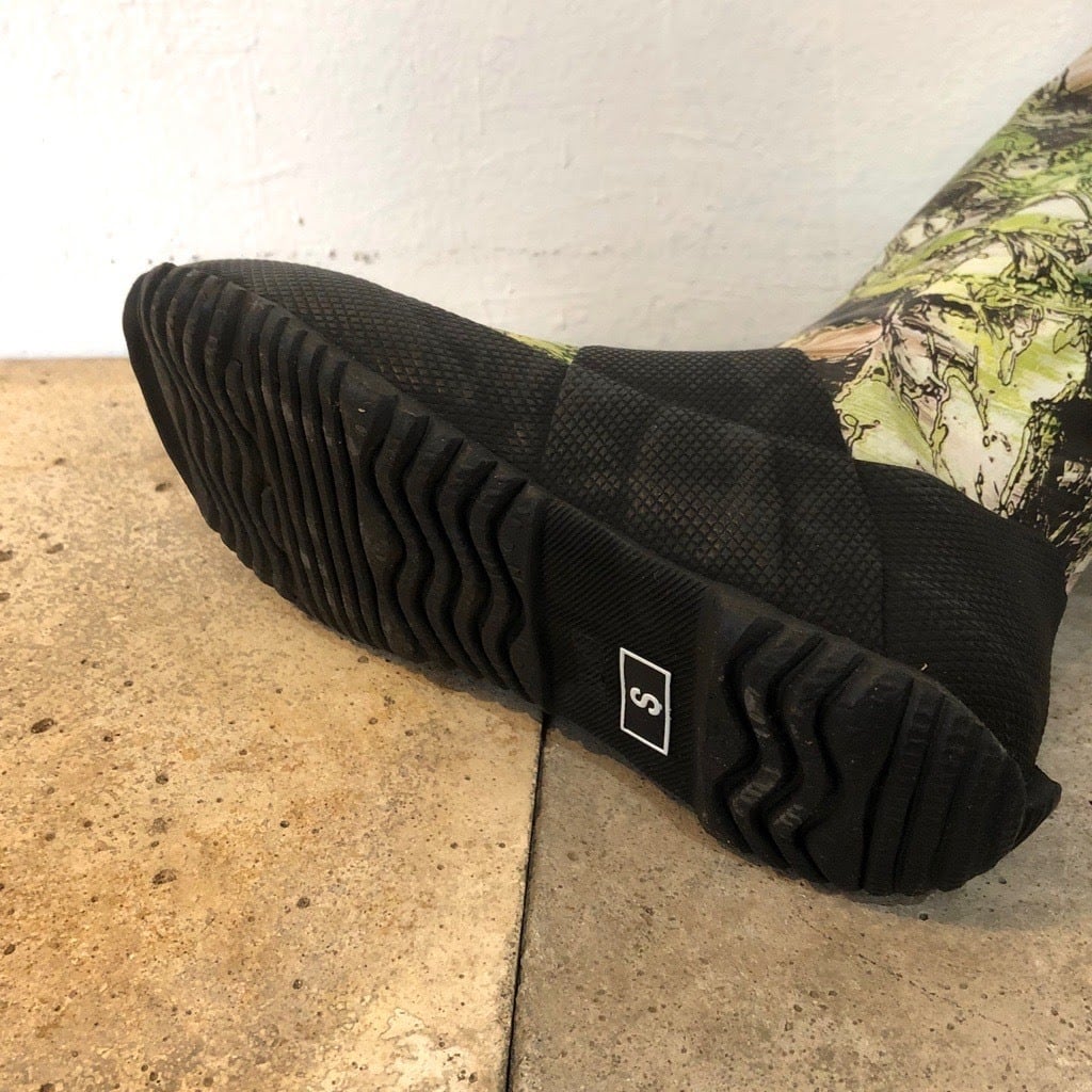 野鳥の会 : バードウォッチング長靴 Color : カモフラージュ柄