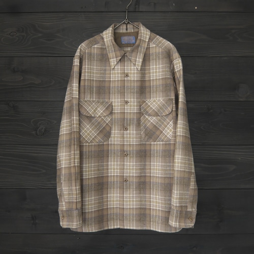 70's Pendleton ウールチェックシャツ