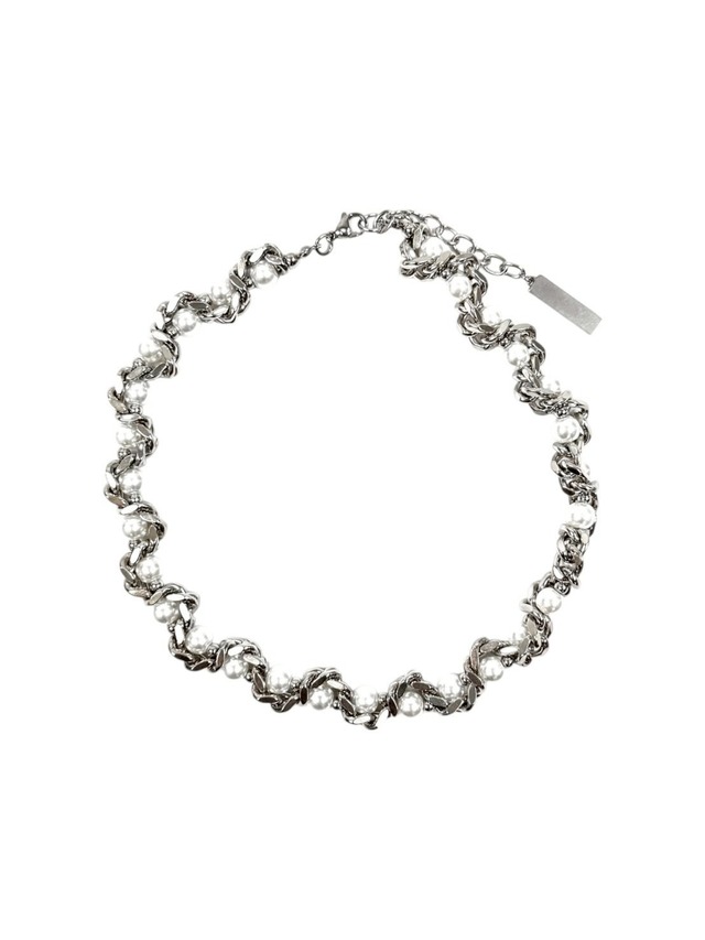 【ALUDE 】cross pendant necklace [サイズ: silver] [カラー: F]