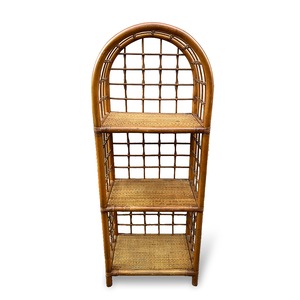 【ヴィンテージ ラタン 3段 チェスト】