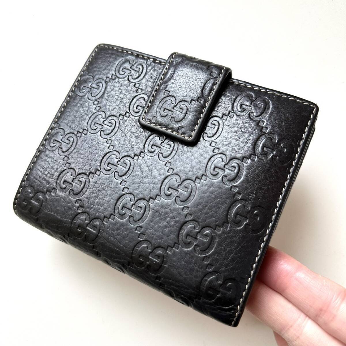 グッチ GUCCI 二つ折り財布 GG インターロッキング | 万福財布