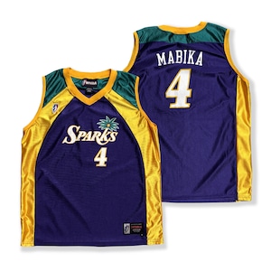 WNBA Mwadi Mabika 【Los Angeles Sparks】 Jersey. WNBA