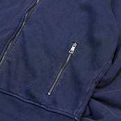 navy zip up sweat