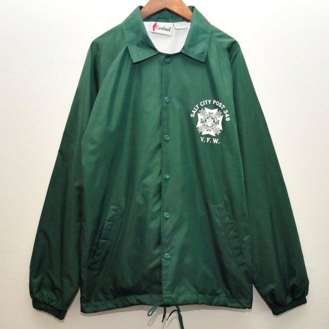 made in GUATEMALA Cardinal  VETERANS OF FOREIGN WAS V.F.W.　Coaches Jacket {グアテマラ製　カーディナル　アメリカV.F.W　コーチジャケット　古着　メンズ}　ユニセックス