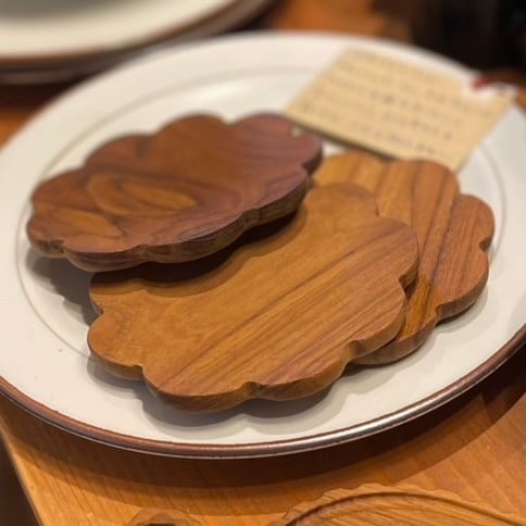 Co-Labo 無垢チーク 花皿