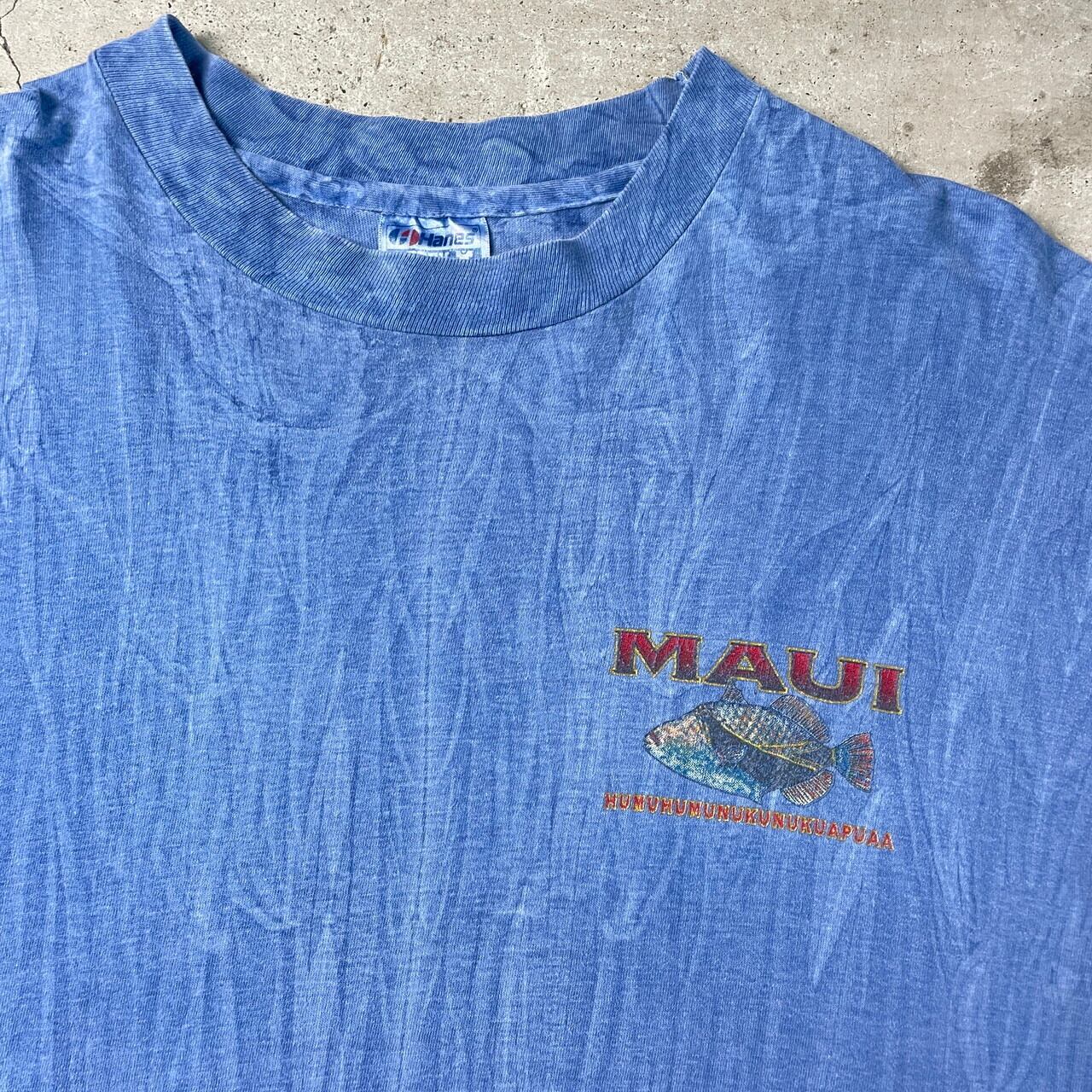 90年代 MAUI 魚 アニマル バックプリント タイダイTシャツ メンズXL ...
