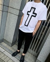 GODSIZE CROSS TEE [WHITE]