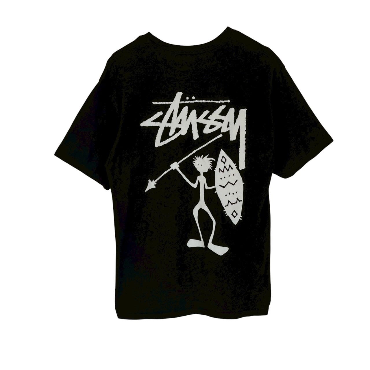 stussy ステューシー Tシャツ M バックロゴ プリント シャドーマン