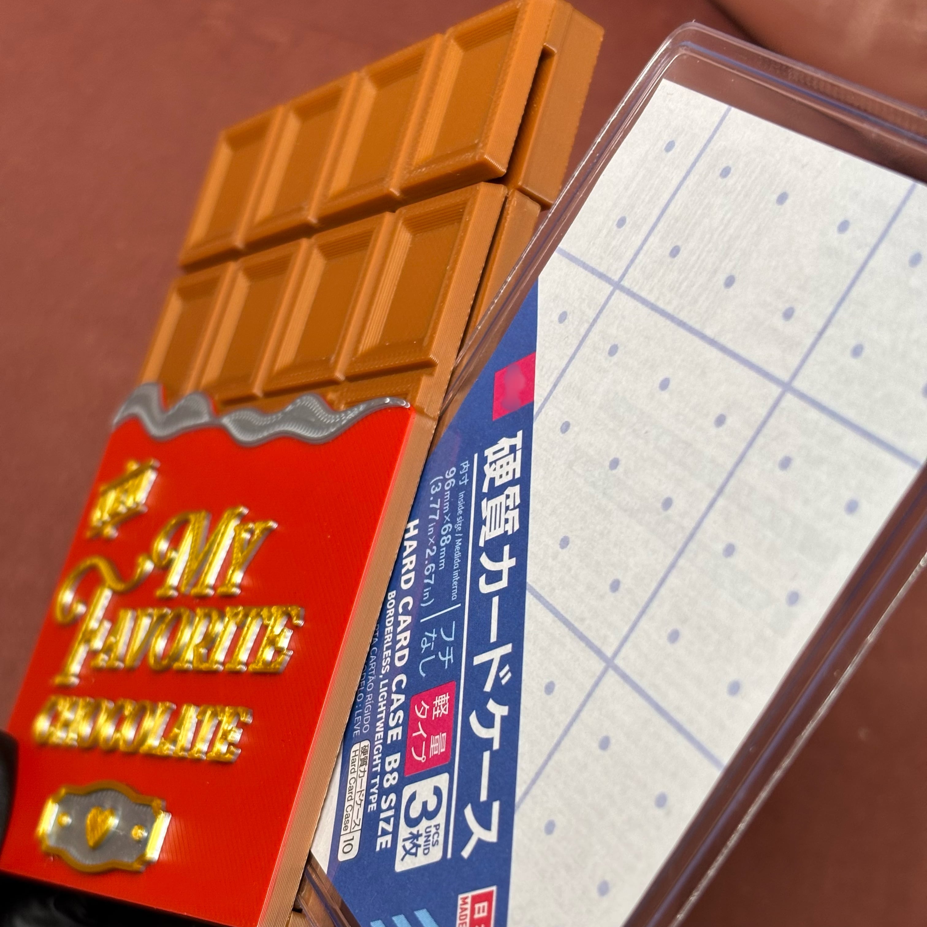 名入れ】板チョコトレカケース❤︎ | PALOON!