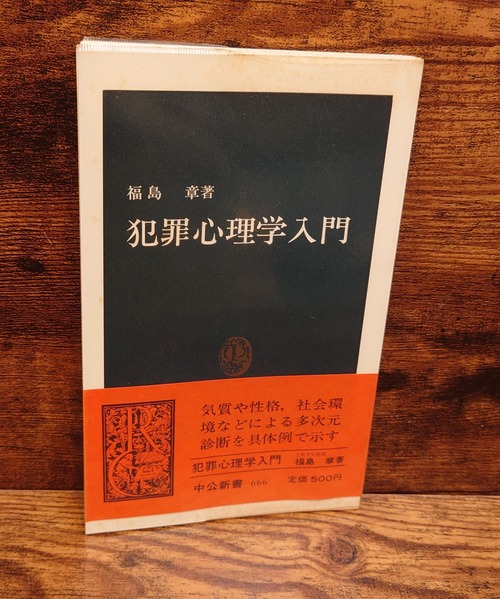 犯罪心理学入門＜中公新書＞