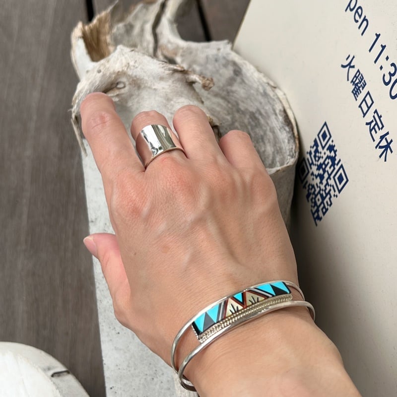 Indian Jewelry 》 ズニ族 インレイ バングル | 【公式通販】鎌倉の