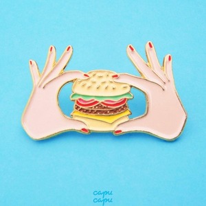 Coucou Suzette Burger Pin