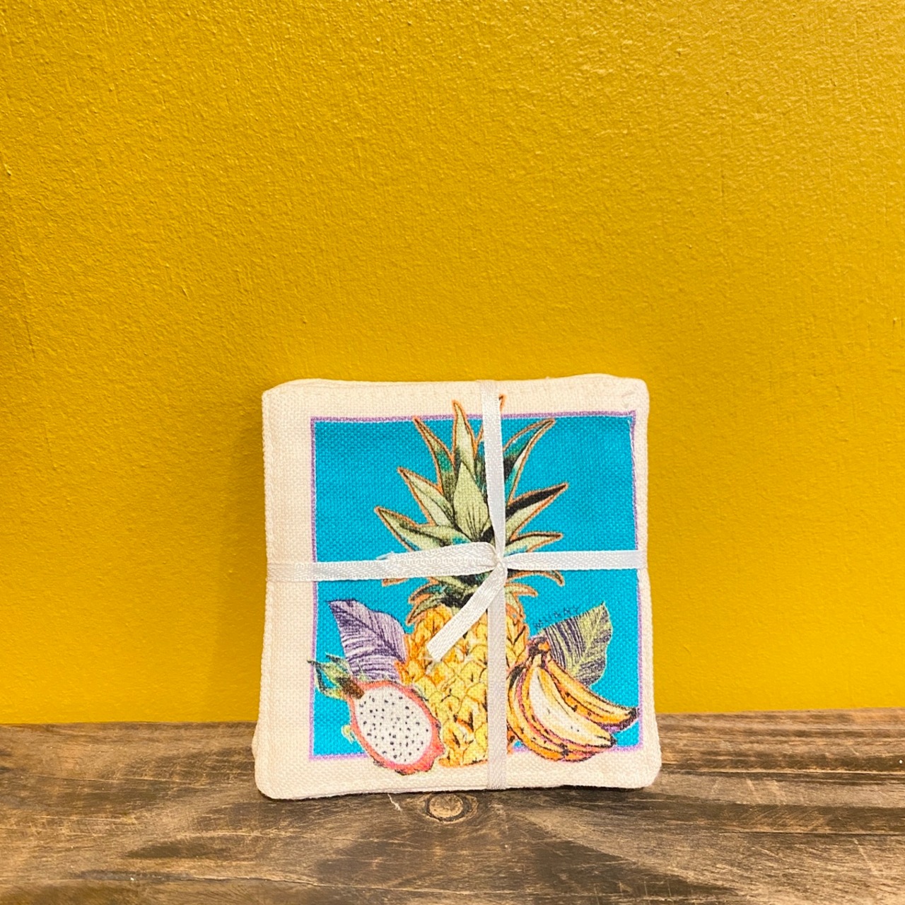 【MALAGUETA マラゲッタ】コースター 4枚セット フルーツ