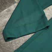 70's color flare slacks green