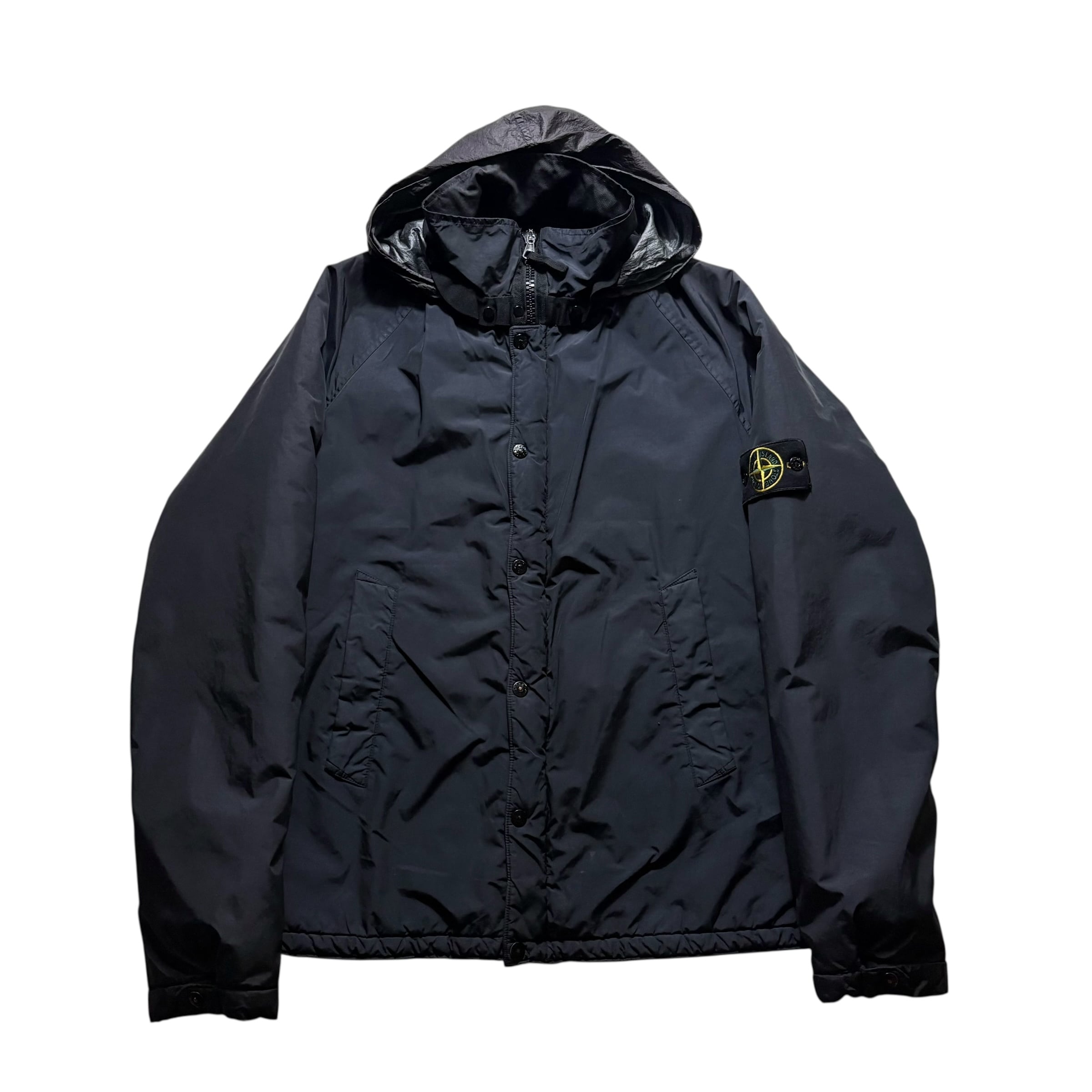 archive 2004aw STONE ISLAND black padding jacket | NOIR ONLINE