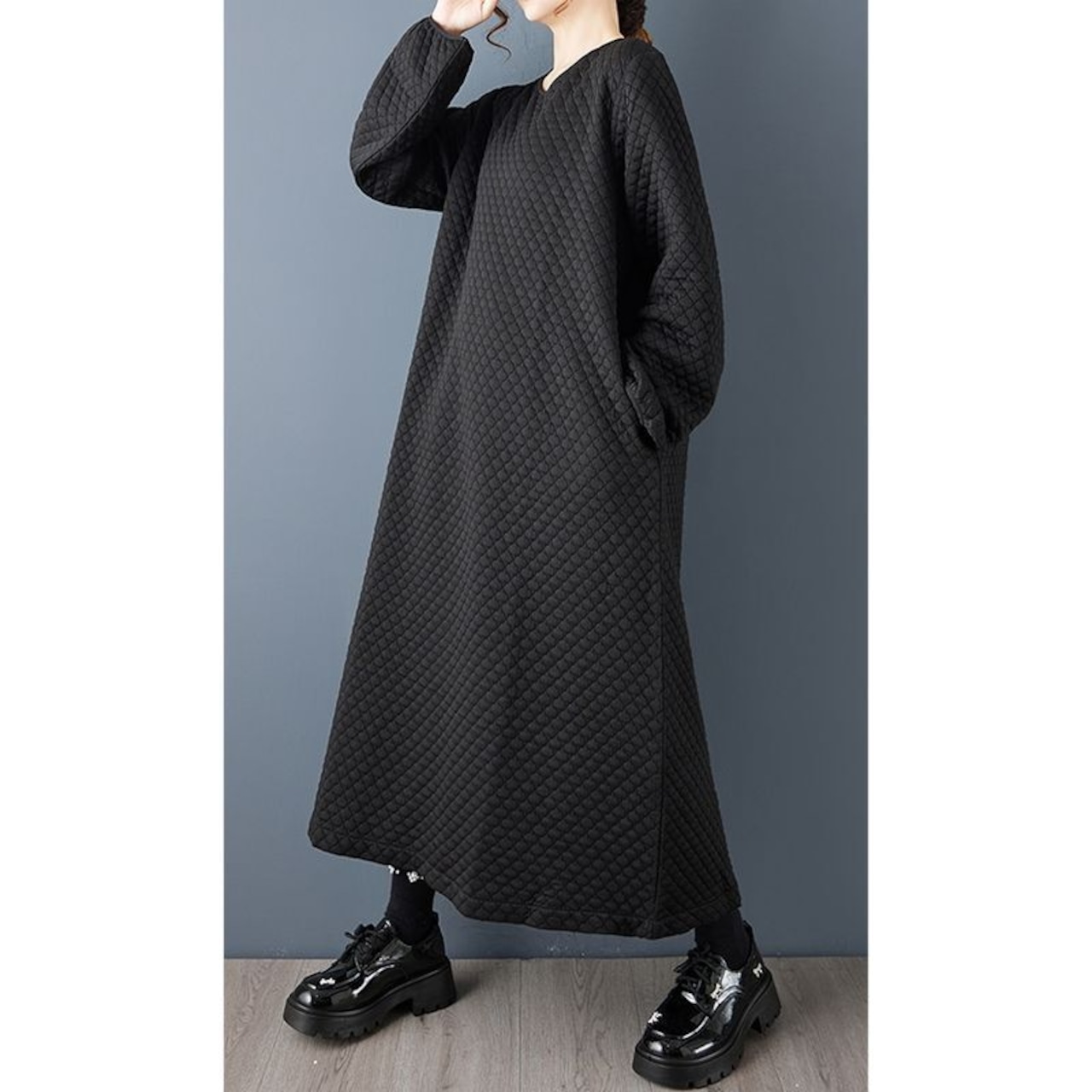 ステッチ 立体 オーバーワンピース 60062