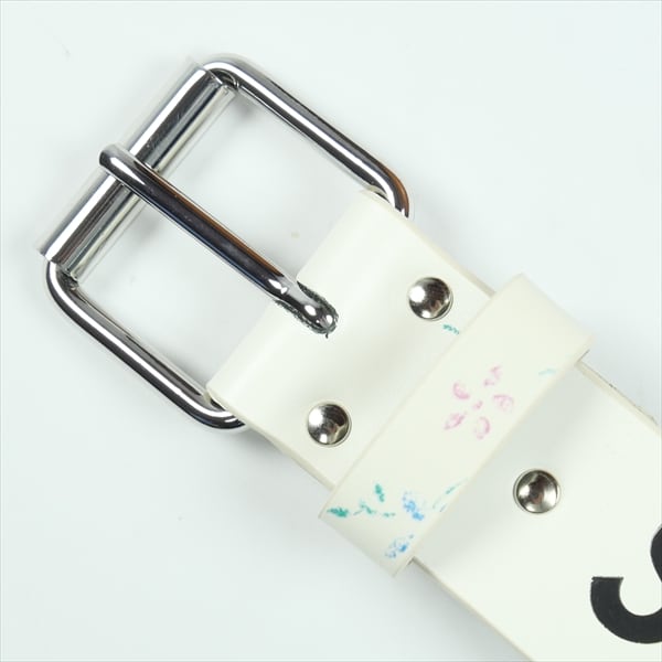Size【L】 SUPREME シュプリーム 25FW Repeat Leather Belt white