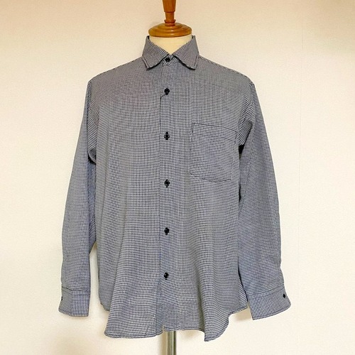 Tech Gun Club Check Regular Collar Shirts White