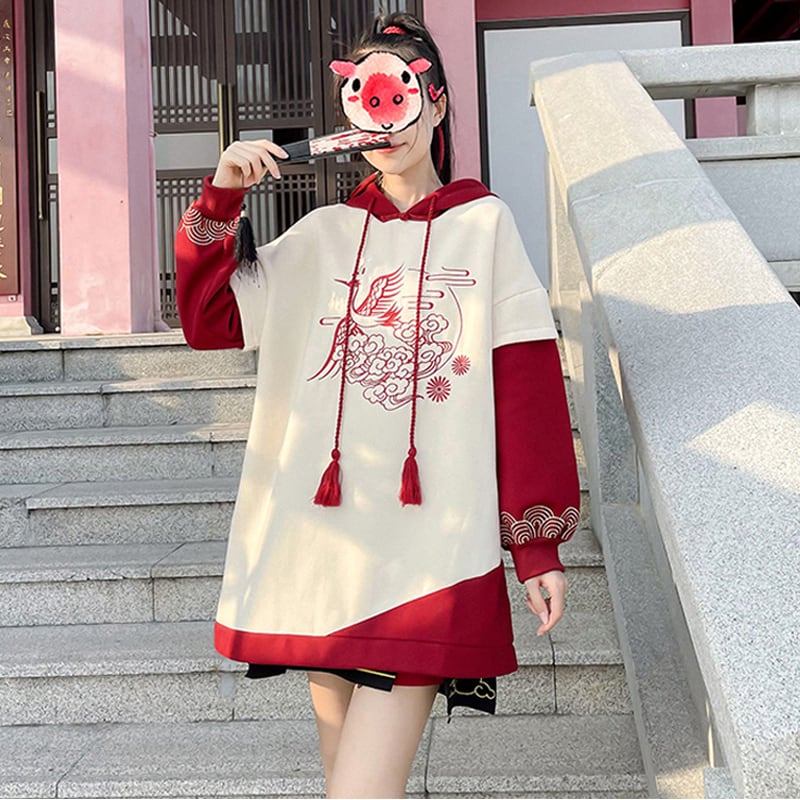 新品【ZAMPA】七分丈 ワンピース レディース 赤 レッド フリンジ 民族衣装