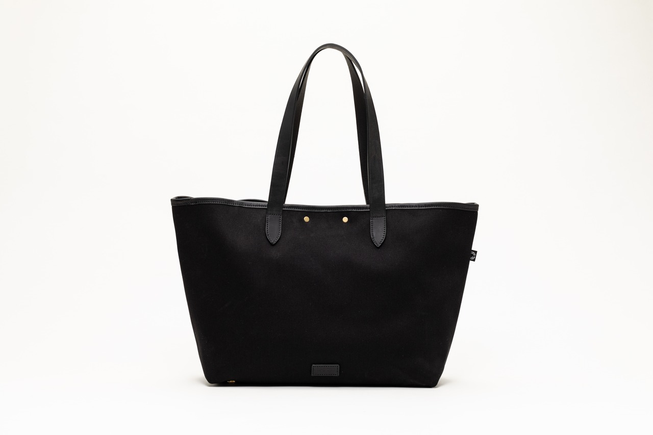 ECONOMY WIDE TOTE / DALBY CANVAS  BLACK - 2