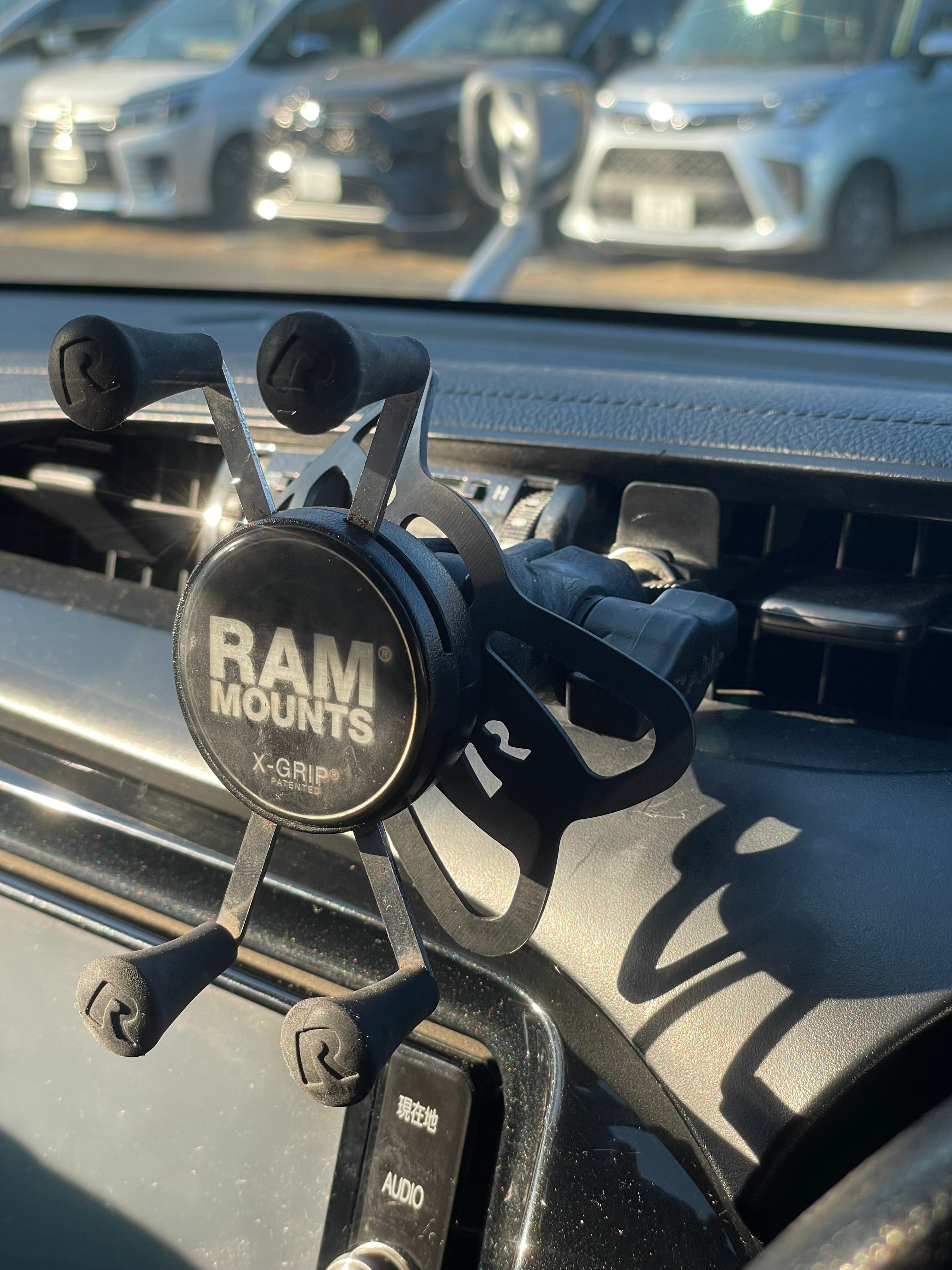 RAMマウント対応 エアコン吹き出しマウント スマホホルダー オリジナル