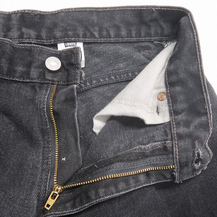 古着 USA製 リーバイス Levi's 550 デニムパンツ ブラックデニム