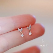 ハートドロップジルコニアピアス