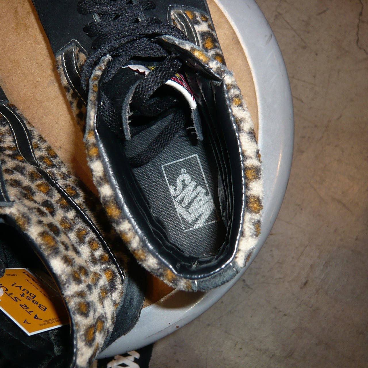00s VANS SK8-HI レオパード US10